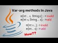 Var-arg methods in Java | Java Fundamentals Part-7 | Fight4Tech
