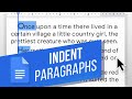 How to Indent Paragraphs in Google Docs | Customize Indents with the Ruler