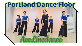 Portland Dance Floor Linedance/Intermediate/🅰️AceLinedance/#용인라인댄스자격#오늘도라인하세요#AceLinedance#동백라인댄스