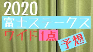 2020  富士ステークス　ワイド１点予想