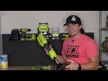 Ryobi 40-Volt Lithium-Ion Cordless Expand-It String Trimmer 4Ah Battery & Charger - RY40250