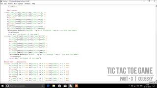 Tic Tac Toe Game - Part 3 | Python Tutorial | Python Game X and 0 | CodeSky