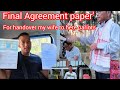 Final Agreement pepar  ||  For handover my wife to here parints ||  Sodemso kri vlogs  ||  😭🥺🙏😭👍😭😭