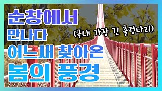 국내 최장길이의 출렁다리를 순창에서 만나다, 어느새 찾아온 봄의 풍경! | 생생3도 | KBS전주