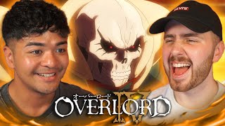 AINZ VS WARRIOR KING!! - Overlord Season 4 Episode 4 REACTION + REVIEW!
