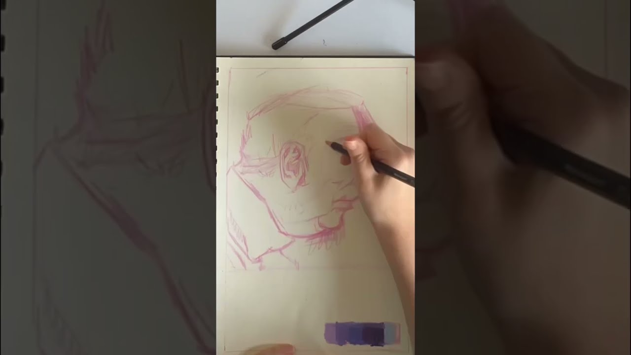 Portrait Study In Purple Youtube