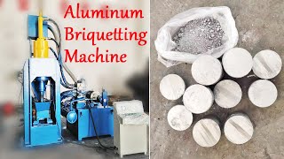 Aluminum Dross Briquetting Machine | Metal Pucks Making Machine