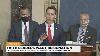 Faith leaders across Missouri call for Hawley's resignation