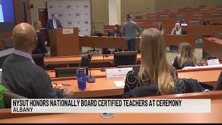 NYSUT honors nationally board certified teachers