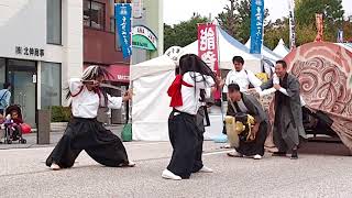 美川おかえり獅子演舞