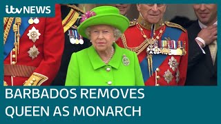 Queen removed as head of state as Barbados becomes Republic | ITV News