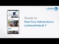 How to Post an Ad on Lankavehicles.lk  in 2 minutes