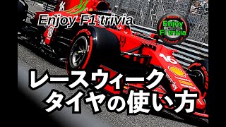 【F1】レースウィークのタイヤの使い方