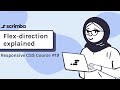 19. flex direction explained - Responsive CSS Tutorial