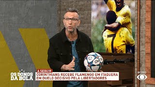 Craque Neto diz que Corinthians x Flamengo é o jogo do ano e dá aula para Yuri Alberto
