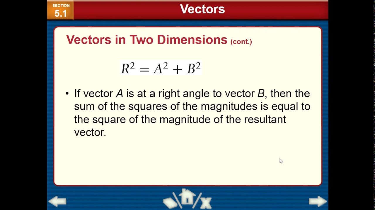 Physics Lesson 5.1 - Vectors - YouTube