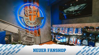 🔥Eröffnung: Neuer FCH-Fanshop am Uni-Platz Rostock💙🤍❤️ #fch