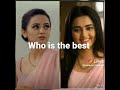 💕swara vs ragini same color dress 👗 tiktok 🥰🥰who is the best humayrahabiba hellyshah tejashwiprakash