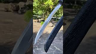 龙泉宝剑 未开刃 清刀 绣春刀 刀剑 未开刃金吾卫 #samurai #sword #handmade #katana #sharp #chinese