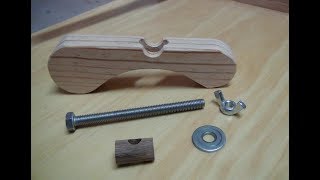 Hold Down Clamps for the Horizontal Mortiser - How to make