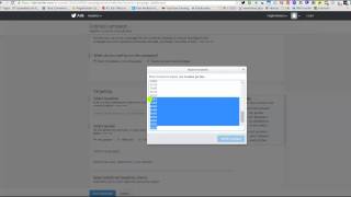 Importing Zip codes into Twitter Ads System