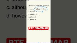 PTE GRAMMAR