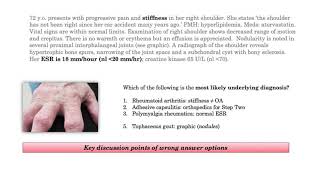 12DaysinMarch for the USMLE: A Formative Assessment.  Case 1. the Swollen Joint