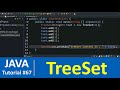 Java Tutorial #67 - Java TreeSet Class with Examples (Set Data Structure)