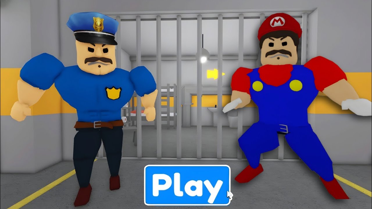 STRONG MARIO BORRY'S PRISON BREAKOUT! NEW ESCAPE OBBY FULL WALKTHROUGH ...