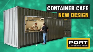 20ft Container Cafe with Stove. New Design - Port Shipping Containers