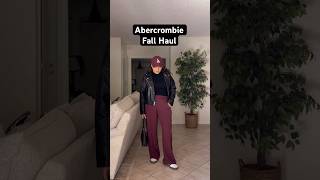 Abercrombie Fall Haul | Suede Outfit | Burgundy Outfit | Fall 2024 Trends | #fallstyle #abercrombie