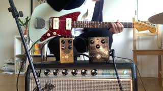 Earthquaker Devices Hoof with a Jazzmaster and a Princeton Reverb (plus VS a green Russian big muff)