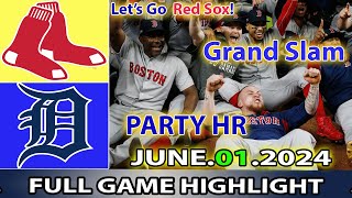 Boston Red Sox vs.  Tigers (06/01/24) FULL GAME HIGHLIGHTS | MLB Season 2024