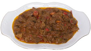 Carne de ternera estofada con una salsa espectacular