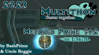 Metroid Prime 1 + 2 Multiworld Randomizer by Uncle Reggie and BashPrime in 1:56:10 - Multithon 2023