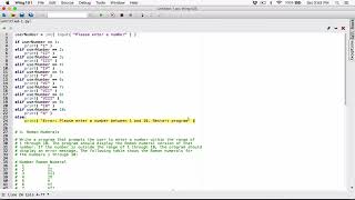 3.4. Roman Numerals - Python