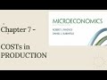 Chapter 7 Costs in Production System