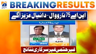 Election 2024: NA-75 Narowal | Daniyal Aziz Leading | First Inconclusive Unofficial Result