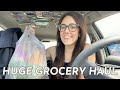 HUGE Grocery Haul After a 3.5 WEEK ROAD TRIP | Katie Carney