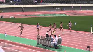 2015 Oda Memorial Women100m B-Final Naoka MIYAKE12.04(-0.1) 三宅奈緒香