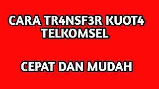 Cara Bagi Paket Internet Telkomsel Ke Nomor Lain