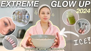 EXTREME 2024 GLOW UP (physical self) | self care habits + tips, beauty treatment