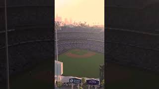 The views from Dodger Stadium 🔥 #NLCS