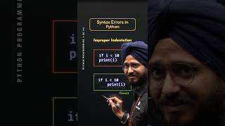 Syntax Errors in Python Programming #Python #NesoAcademy #QuickConcepts