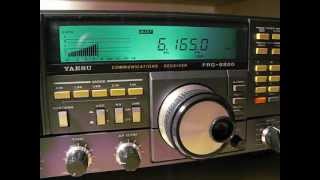 6165 khz Radio N' Djamena Chad, Rdiff.Nat. Tchadienne received with a Yaesu FRG 8800