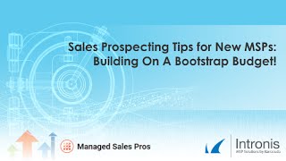 Sales and Marketing Tips for New MSP Owners