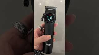 Clipper for barbers, adjustable speed, with light. Barber Shop 10w High Power  4600mAh