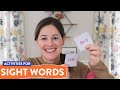 SIGHT WORD ACTIVITIES | How to teach sight words at home for Kindergarten, First and Second Grade