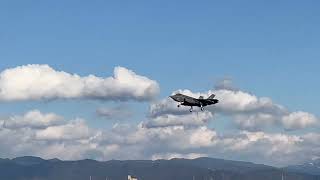 F-35C 松山空港ダイバード 離陸  1機目 2025/02/05