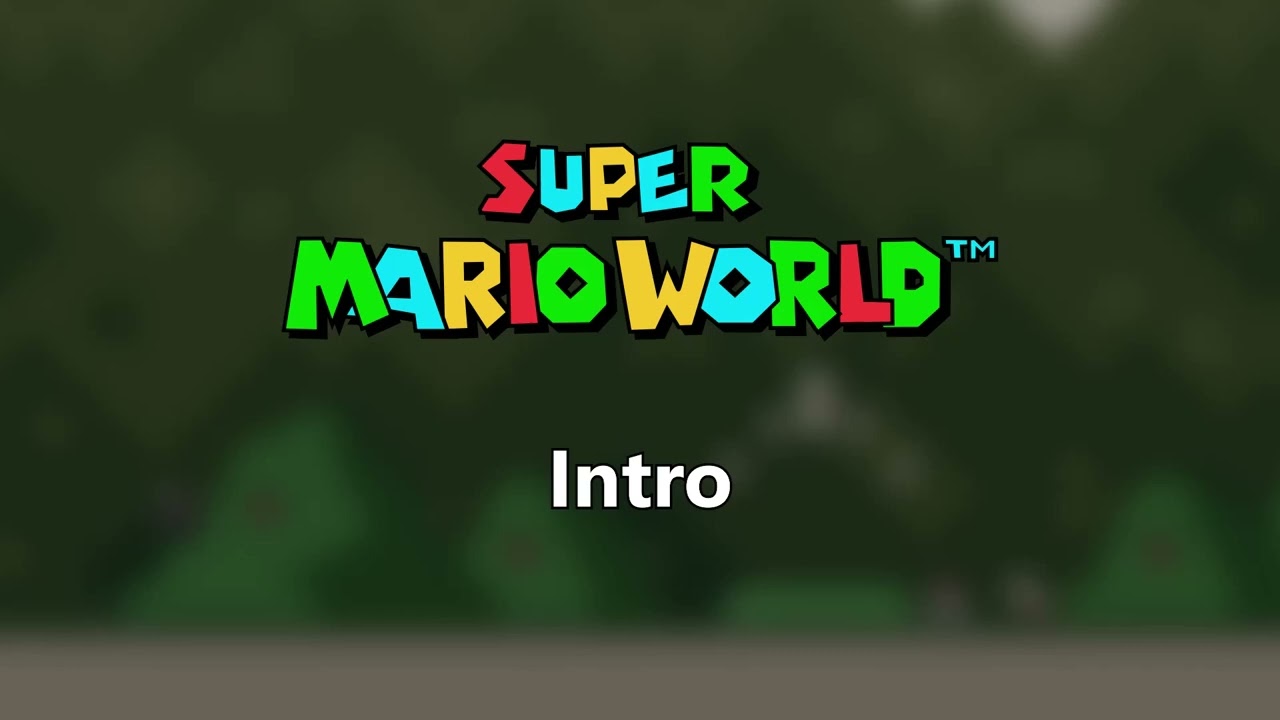 Super Mario World - Intro - YouTube